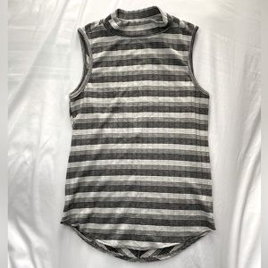 Buckle tank top. Mock turtle neck. Size S.